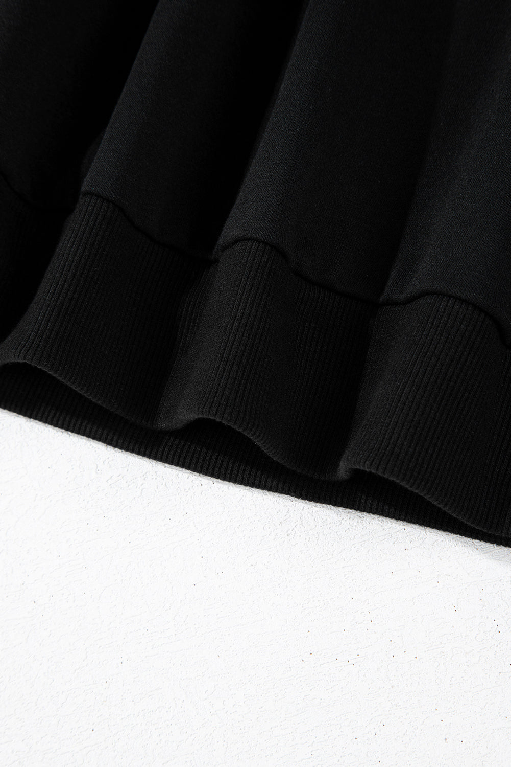 Black Leopard Print Sweatshirt