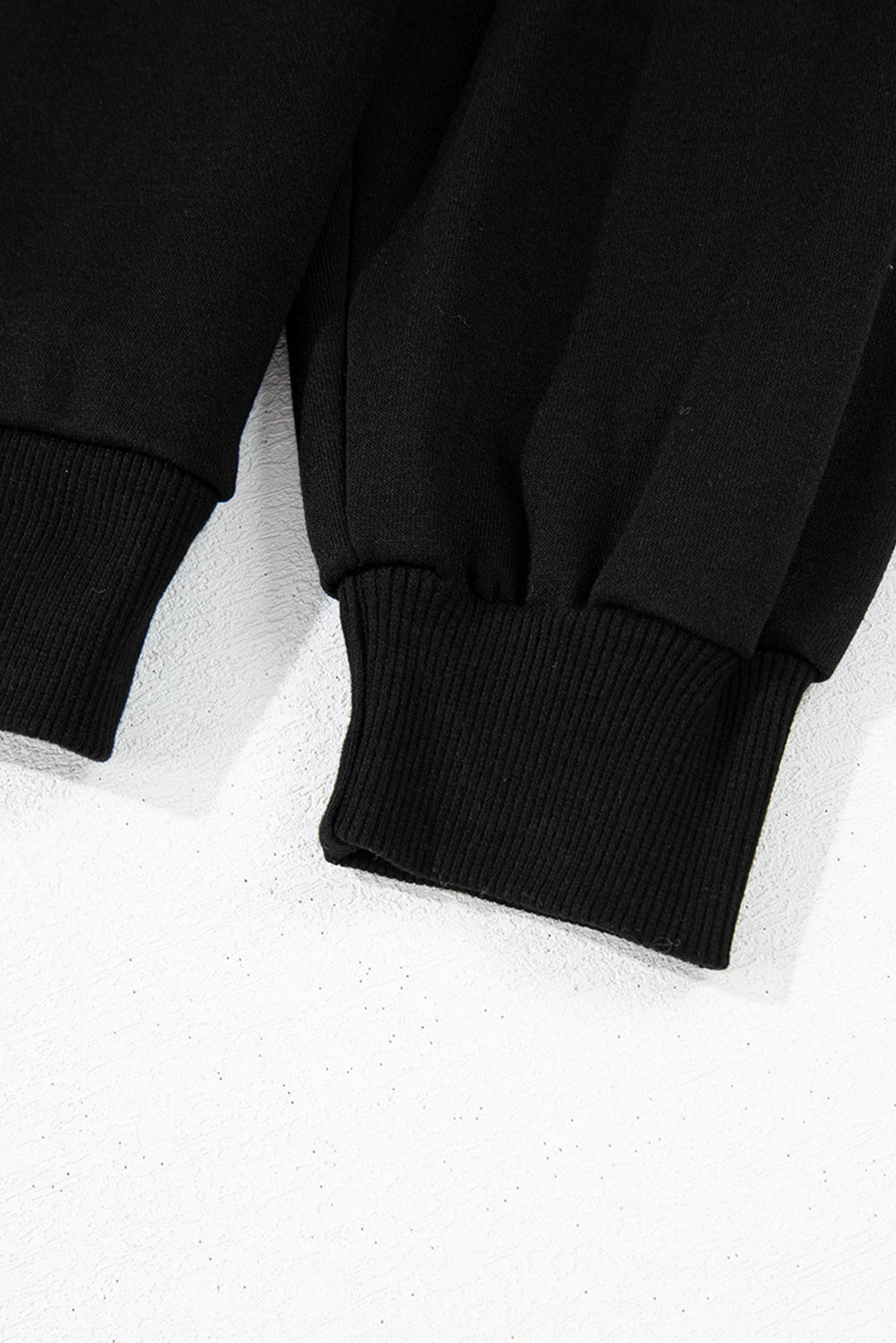 Black Leopard Print Sweatshirt