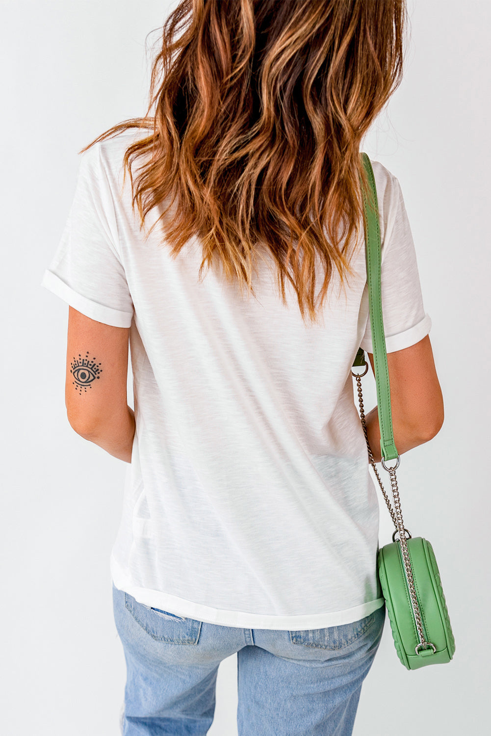 White Bowknot GAME DAY Graphic Tee